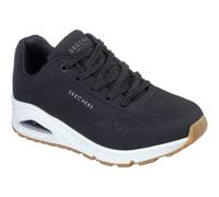 (7 UK, Black) Skechers Womens/Ladies Uno Stand On Air Trainers