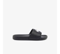 (7 UK, Black/White) Lacoste Mens Serve Sliders