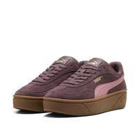 (7 UK, Brown/Pink) Puma Womens/Ladies Club Era II Suede Platform Trainers
