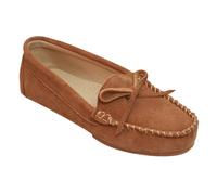 (7 UK, Chestnut) Eastern Counties Leather Womens/Ladies Suede Moccasins