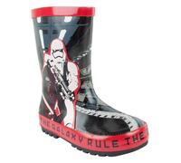 (7 UK Child, Black/Red) Star Wars Boys Rule The Galaxy Kylo Ren Wellington Boots