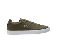 (7 UK, Khaki Green) Lacoste Mens Lerond Set Embroidered Logo Trainers
