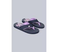 (7 UK, Light Purple) Animal Womens/Ladies Leaf Print Recycled Flip Flops