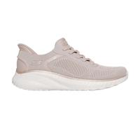 (7 UK, Natural Gold) Skechers Womens/Ladies BOBS Sport Squad Chaos Flat Trainers