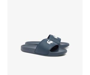 (7 UK, Navy/White) Lacoste Mens Serve Sliders