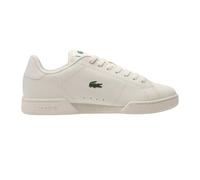 (7 UK, Off White) Lacoste Mens Carnaby Leather Cupsole Trainers