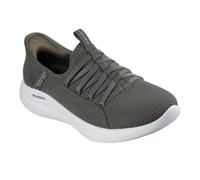 (7 UK, Olive) Skechers Womens/Ladies Sport Ballet Chic Relaxed Fit Trainers