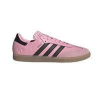 (7 UK, Pink/Black/Gum) Adidas Womens/Ladies Messi Leather Trainers