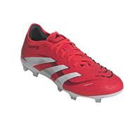 (7 UK, Red/White) Adidas Mens Predator Pro Firm Ground Football Boots