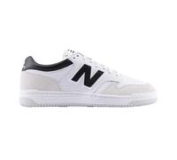 (7 UK, White/Black) New Balance Mens BB480IGB Leather Trainers