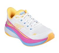(7 UK, White/Orange) Skechers Womens/Ladies Max Cushioning Propulsion Trainers