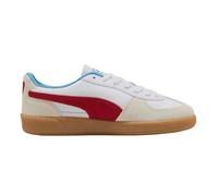 (7 UK, White/Red) Puma Mens Palermo Leather Trainers