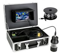 7" Underwater Fishing Camera with 360° Rotating View, Portable Fish Finder, Water Depth & Temp Display, Ideal for Ice or Open Water Fishing
