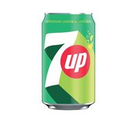 7-Up Lemon and Lime Carbonated Canned Soft Drink 330ml (Pack of 24) 402010