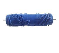 7" Wall Empaistic Painting Roller Tool for Decoration Machine Pattern #5, Blue, Style 5