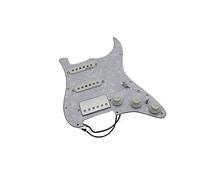 7-Way Fully Loaded SSH Guitar Pickup Prewired Pickguard Pickup Single Coil Humbucker Pickup For Guitars (Color : 03)