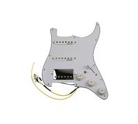 7-Way Fully Loaded SSH Guitar Pickup Prewired Pickguard Pickup Single Coil Humbucker Pickup For Guitars (Color : 01)