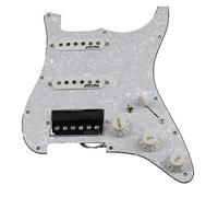7-Way SSH Fully Loaded Guitar Pickup Prewired Pickguard Pickup Single Coil Humbucker Pickup For Guitars (Color : 02)