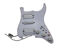 7-Way Tone Combin Full Load Pickup Guitar Pickup HSH Humbucker Alnico Pickup Single Cut Function Set For Stratocas Pickguard Pickups (Color : Yellow)