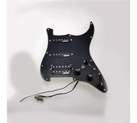 7-way type full-mount pickguard Alnico5 pickup Single coil SSH pickup 1 set Electric Guitar Loaded Pickguard(Black Pickguard)