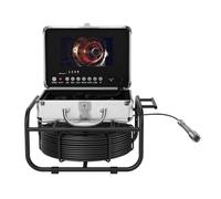 7" WiFi Sewer Pipe Inspection Camera With Locator DVR 512HZ Self Leveling, IP68 1080P Sewage Pipeline Drain Industrial Endoscope Good Image Quality(10m,23MM-Normal)