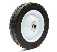7 x 1.5 Inch Lawnmower Steel Wheel & Solid PU Tyre 7" Diamond Tread Mower 7x1.5