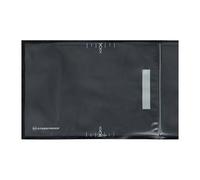 7" x 11" Resealable Heavy Duty Storage Bags (5.5 Mil, Black & Clear, 100 Count) BPA-Free, Food Safe, Zip Seal - Works with Heat Sealers - For Snacks, Jewelry, Sandwiches, Seeds, and Collectibles