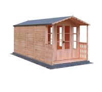 7 x 13 Shire Lambeth Summerhouse with Verandah