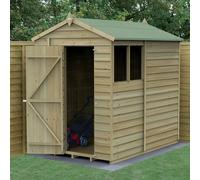 7 x 5 Forest 4Life Overlap Apex Wooden Shed With Installation