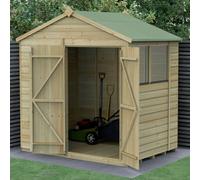 7 x 5 Forest Beckwood Apex Shed Shiplap Double Doors 25yr Guarantee