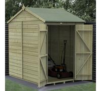 7 x 5 Forest Beckwood Tongue & Groove Reverse Apex Windowless Wooden Shed 25yr Guarantee With Installation