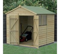 7 x 7 Forest Beckwood Tongue & Groove Apex Wooden Shed with Double Doors 25yr Guarantee With Installation