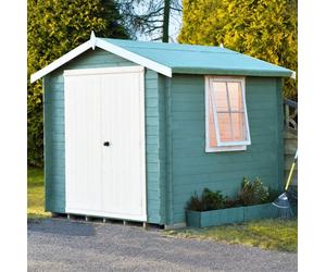7 x 7 Shire Bradley 19mm Log Cabin