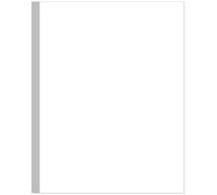 7" x 9.25" Blank Print Paper, 100Sheets/200Pages Classic Size Blank Loose-Leaf Paper, DIY Template Printing in Happy Planners