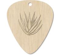 7 x 'Aloe Vera Plant' Guitar Picks/Pendants (GP00034299)
