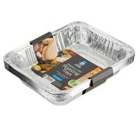 7 X Aluminium Foil Roasting Trays Disposable Tin Dish Oven Baking Cooking Buffet