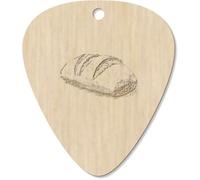 7 x 'Baked Bread' Guitar Picks/Pendants (GP00032726)