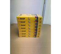 7 X BASF Cassettes E 195, 7 BLANK 3 HOUR VHS VIDEO TAPES - NEW & SEALED