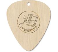 7 x 'Blew Into Cartridge and It Worked' Guitar Picks/Pendants (GP00035056)