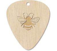 7 x 'Bumble Bee' Guitar Picks/Pendants (GP00034429)