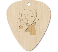 7 x 'Christmas Reindeer' Guitar Picks/Pendants (GP00018524)