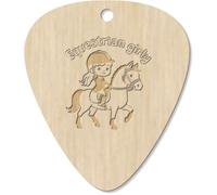 7 x 'Equestrian Girly' Guitar Picks/Pendants (GP00035076)