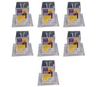 7 x Fence Post Holder 100mm posts Support Bolt Down Shoe Anchor Wedge Grip Galvanised for 100mm x 100mm posts (4") Eliza Tinsley Swiftpost, Pack of 7