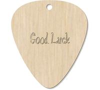7 x 'Good Luck' Guitar Picks/Pendants (GP00006196)