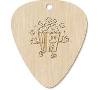 7 x 'Happy Popcorn' Guitar Picks/Pendants (GP00035038)