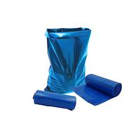 7 x Heavy-Duty BLUE Builder Bags Rubble Sacks - EXTRA STRONG Thick Tear-Resistant Construction Waste Removal Garden Waste Bags High Strength Bin Liners 20" X 30"