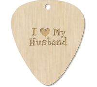 7 x 'I Love My Husband' Guitar Picks/Pendants (GP00033638)