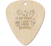 7 x 'I'll Be Okay. I Just Need Snacks' Guitar Picks/Pendants (GP00035106)