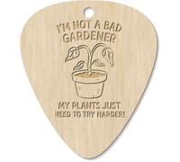 7 x 'Im Not a Bad Gardener' Guitar Picks/Pendants (GP00035103)