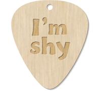 7 x 'I'm Shy' Guitar Picks/Pendants (GP00033525)